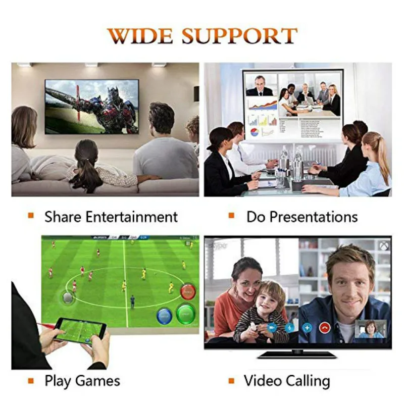 Беспроводной ТВ приемник M2 HDMI совместимый для IOS и Android адаптер Miracast с поддержкой