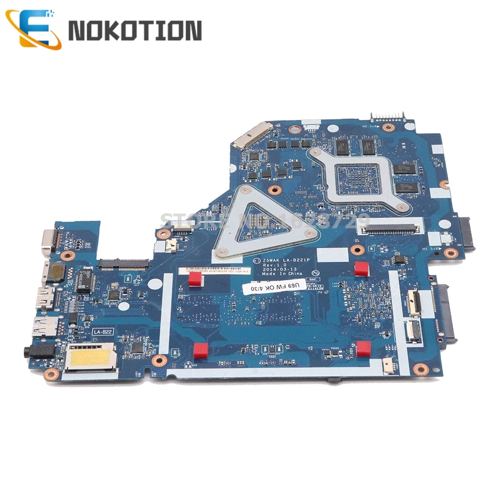 Online NOKOTION Für Acer Aspire E5-551G Laptop Motherboard NBMLE11001 NB. MLD11.001 LA-B221P A10-7300 CPU R7 M265 GPU