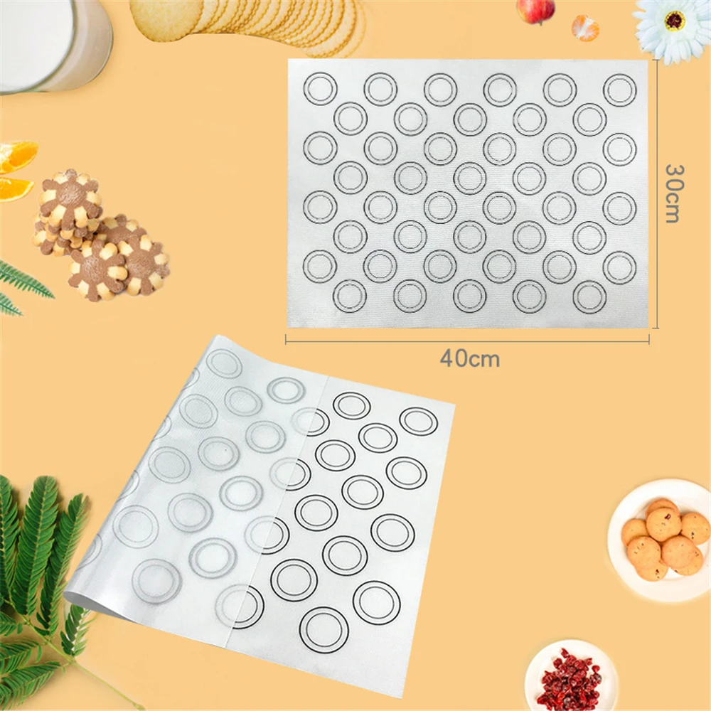 Антипригарный силиконовый коврик для макарон подложка печи 30*40 см выпечки