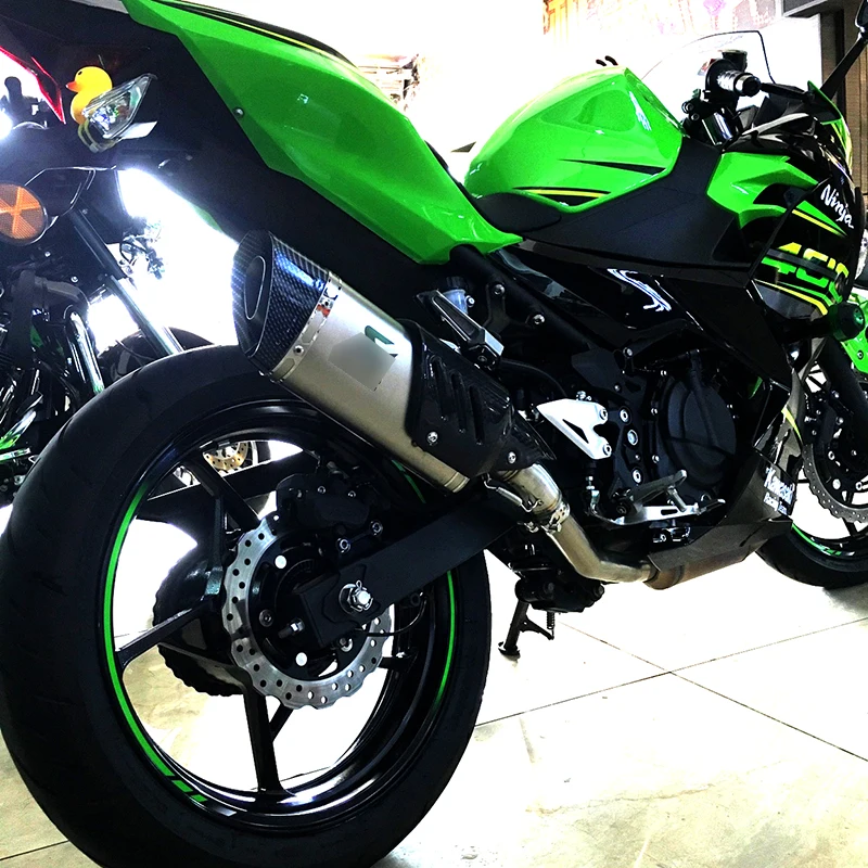 38-51 мм Универсальный escape moto M1 moto rcycle глушитель дБ killer тепловой щит для Ninja 400 R3 R25 RC390 xmax300 zx6r Z900