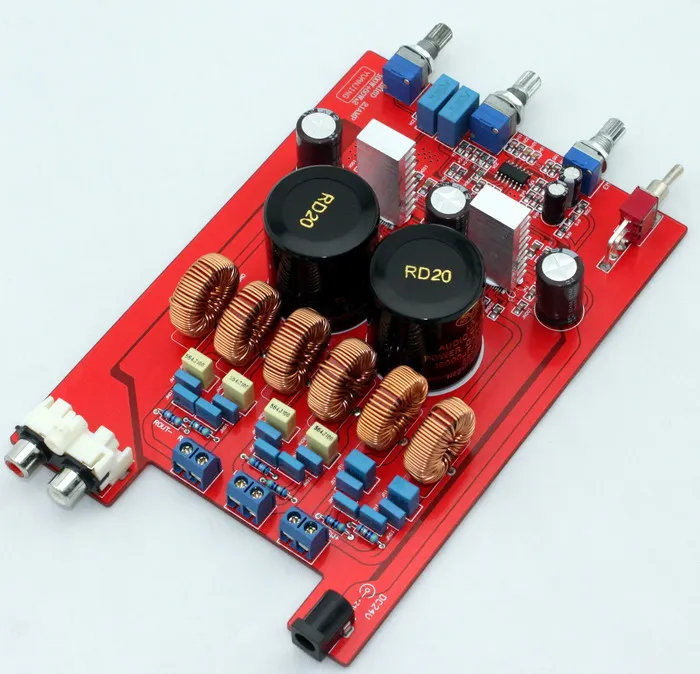 Класс D DC18V к DC24V160 * 108 мм усилитель мощности плата высокой TPA3116 2 1 канальный