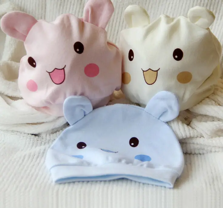 Милая новая яркая мультяшная хлопковая детская шапочка для мальчиков и девочек