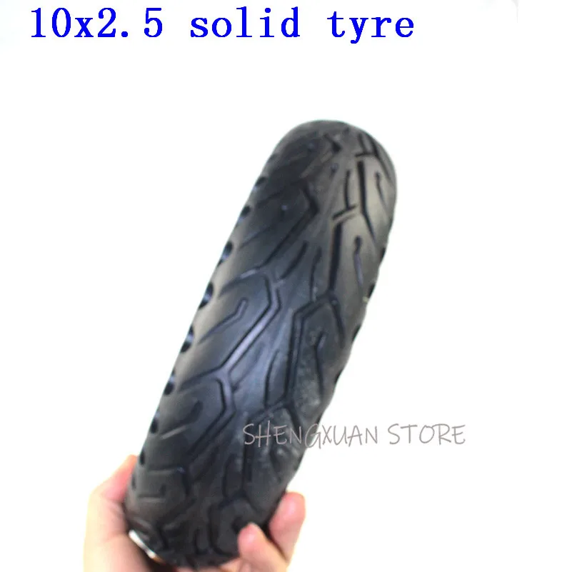 

10 inch Electric scooter wheel tire 10x2 10X2.125 10X2.25 10X2.50 Universal explosion-proof stab-proof non-inflatable solid tire