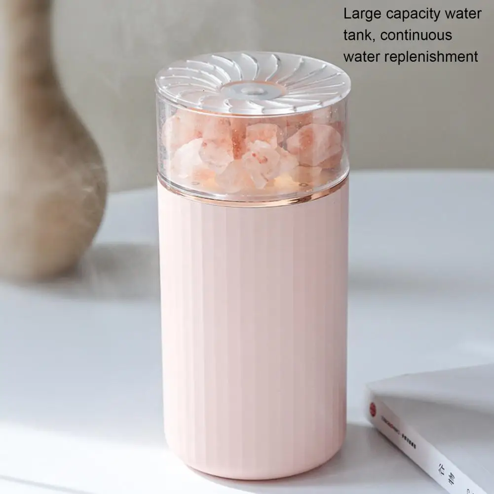

2 Spray Modes ABS Crystal Salt Stone Desktop Humidifier Aromatherapy for Bedroom Baby Room