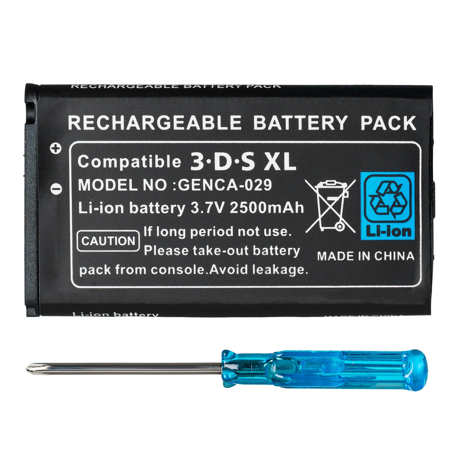 

OSTENT 2500mAh 3.7V Rechargeable Lithium-ion Battery + Tool Kit Pack for Nintendo 3DS LL/XL