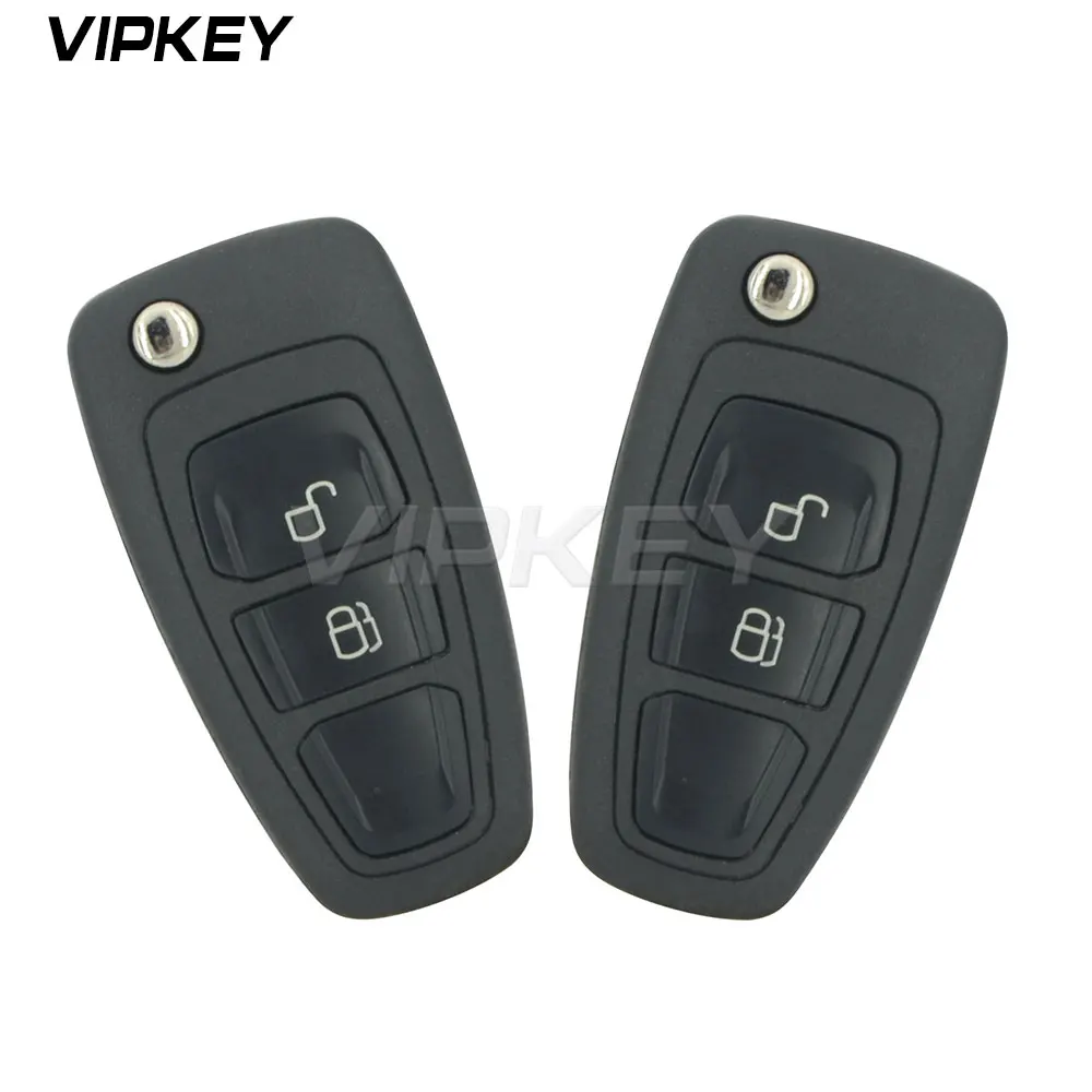 

Remotekey 2pcs 5WK50165 5WK50166 5WK50168 5WK50169 For Ford Ranger C-Max Focus Grand Mondeo 2 Button 433mhz FSK 4D63 Chip HU101