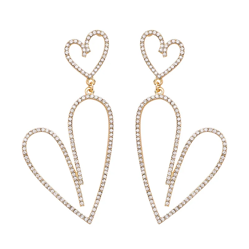 Модные геометрические женские свободные модные серьги из сплава простые в форме