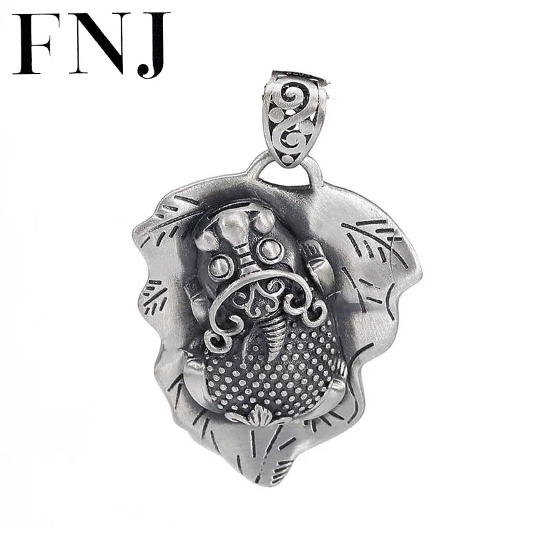 FNJ 925 Серебряный Pixiu кулон чистый S925 Твердые тайские серебряные подвески в виде животных для женщин и мужчин Изготовление ювелирных изделий