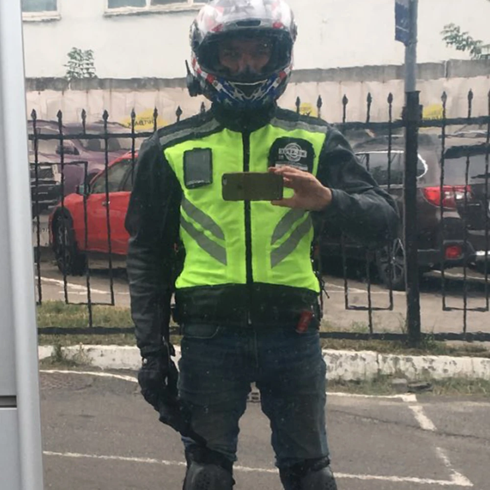 

Motorcycle Reflective Vest Motorbike Safty Clothes Moto Warning High Visibility Jacket Waistcoat Team Uniform z900 z800 z1000 z7