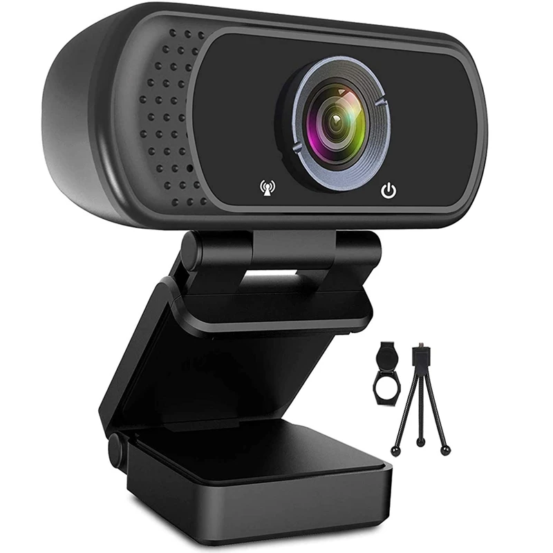 

1080P HD Webcam with Microphone, Laptop Desktop Full HD Camera Video Webcam, Pro Webcam for Recording, Conferencing