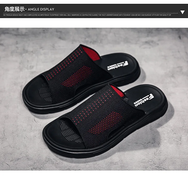 

2021 New Summer Men's Slippers Breathable Wearable Sandals Outdoor Garden Slippers Comfortable Soft Fashion Sandals And Slippers