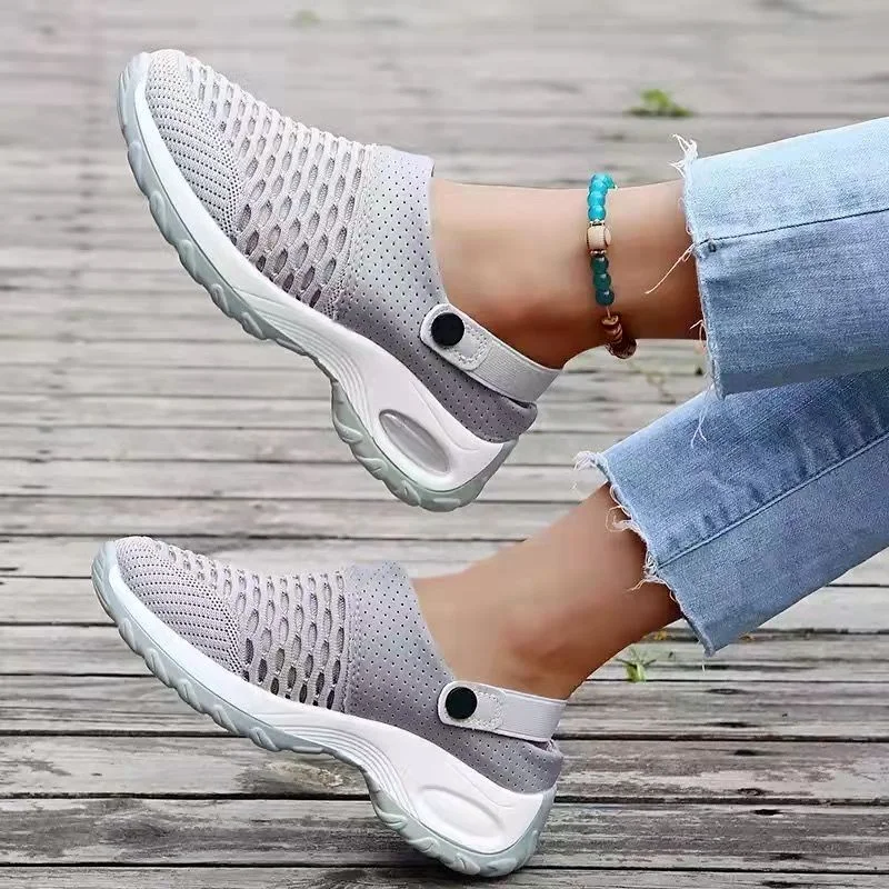 

Women Casual Shoes Fashion Breathable Walking Mesh Flat Shoes Woman Platform Sneakers Women 2021 Tenis Feminino Female Shoes