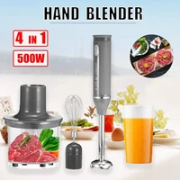 220v 4 in 1 electric hand blender mixer handheld mixture kitchen mixer eggs blender baby food grinder stick juicer food mixer