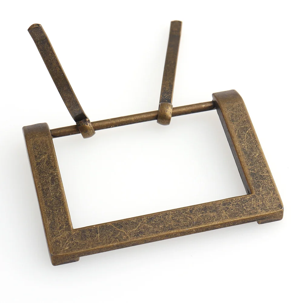 Металлическая Античная бронзовая пряжка для ремня 50 мм (2 дюйма) мужская с одним