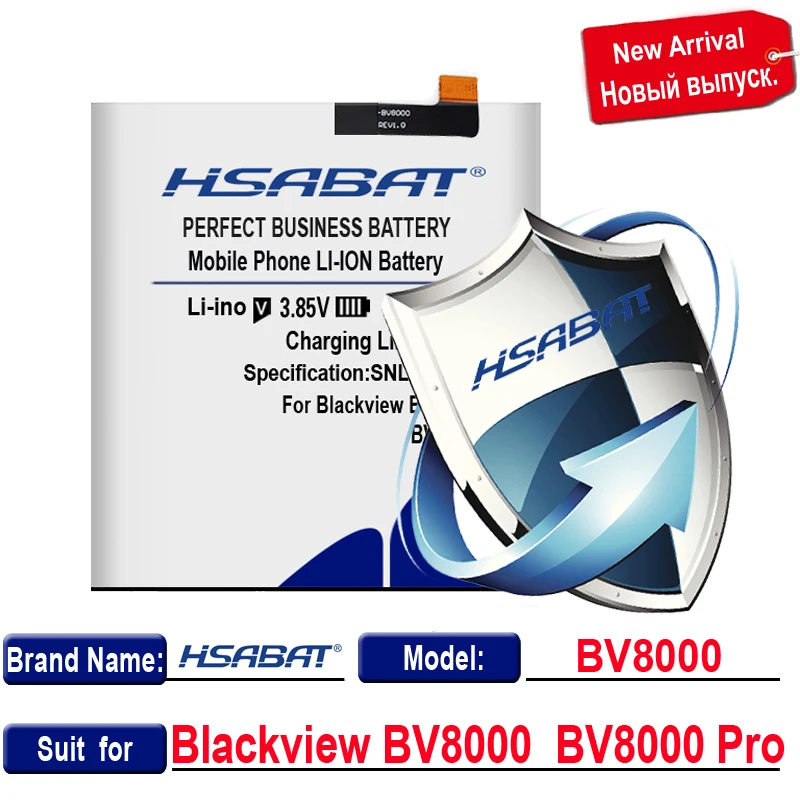 HSABAT 12000 мАч Топ батарея мобильного телефона для Blackview BV6000 BV6000S BV7000 BV8000 BV9000(BV7000 BV8000 BV9000 BV9500 Pro - Цвет: for Blackview BV8000