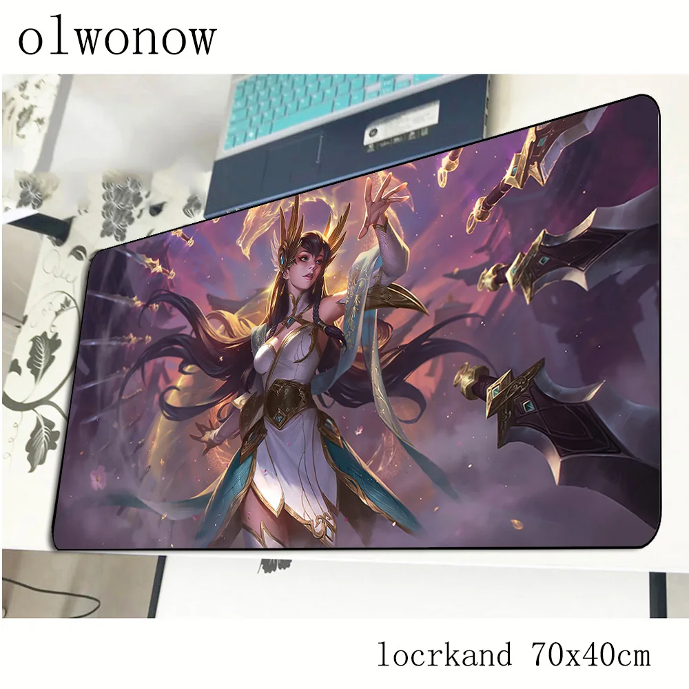 Ahri sexy mousepad 700x400x3mm large gaming mouse pad gamer mat game computer padmouse keyboard cheapest play mats