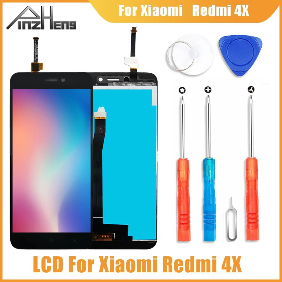 Оригинальный ЖК дисплей PINZHENG AAAA для Xiaomi Redmi 4X сенсорный экран дигитайзер замена