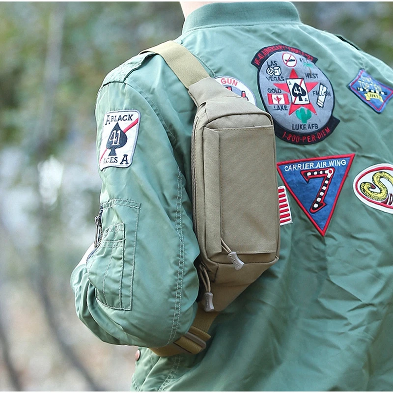 Military Tactical Waist Bag Nylon Messenger Travel Multi-function Carrying Outdoor Sport Hunting Hiking Camping Tool | Спорт и