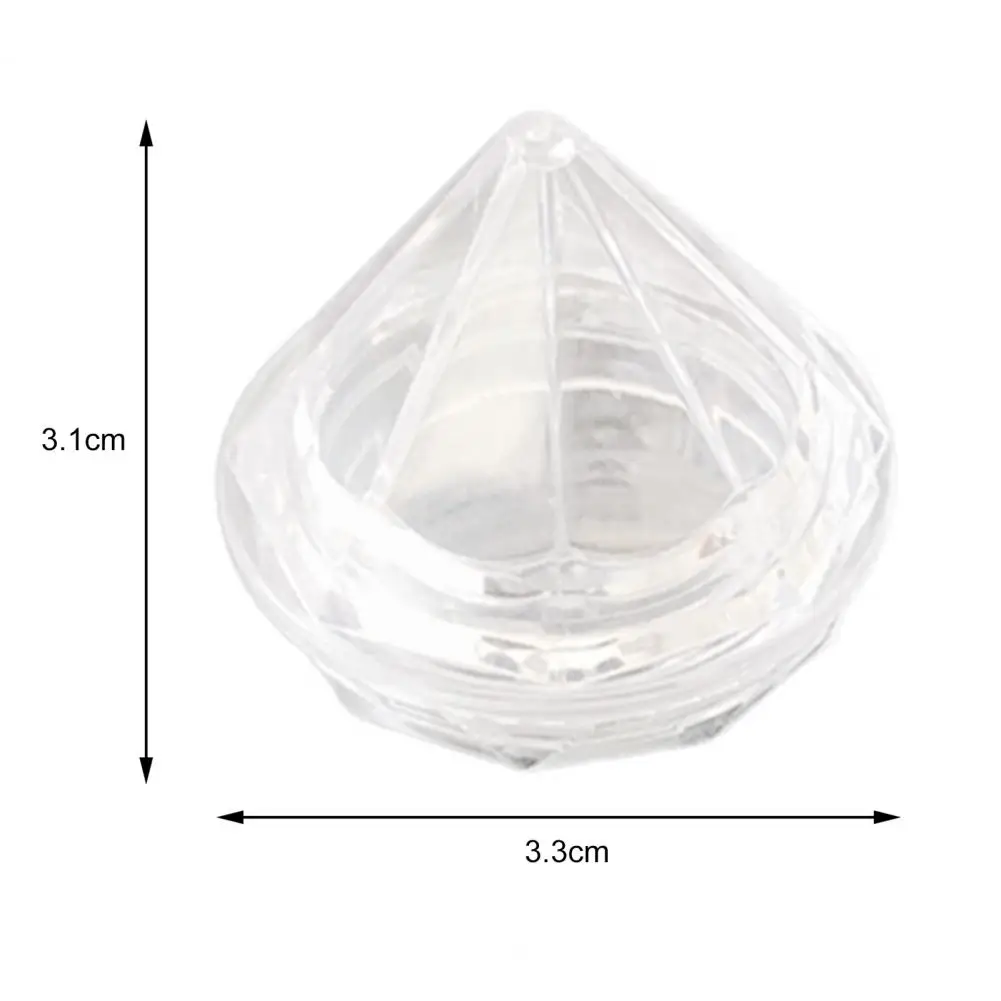 10 шт. Портативный Пластик косметические пустые баночки для производства простых