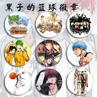 anime collection kurokos basketball kuroko tetsuya kagami taiga aomine daiki brooch costumes badge pendant