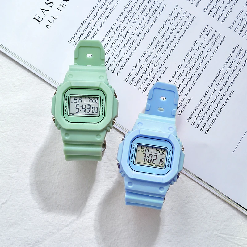 Kids Watch Digital Waterproof Alarm Fashion Student Wrist Watches Teen Sport Luminous Clock Children's Gift Watches for Boys kids watches children digital led fashion sport watch cute boys girls wrist watch waterproof gift watch alarm men clock ohsen