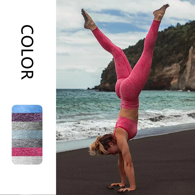 

Леггинсы женские бесшовные с завышенной талией, на молнии сзади