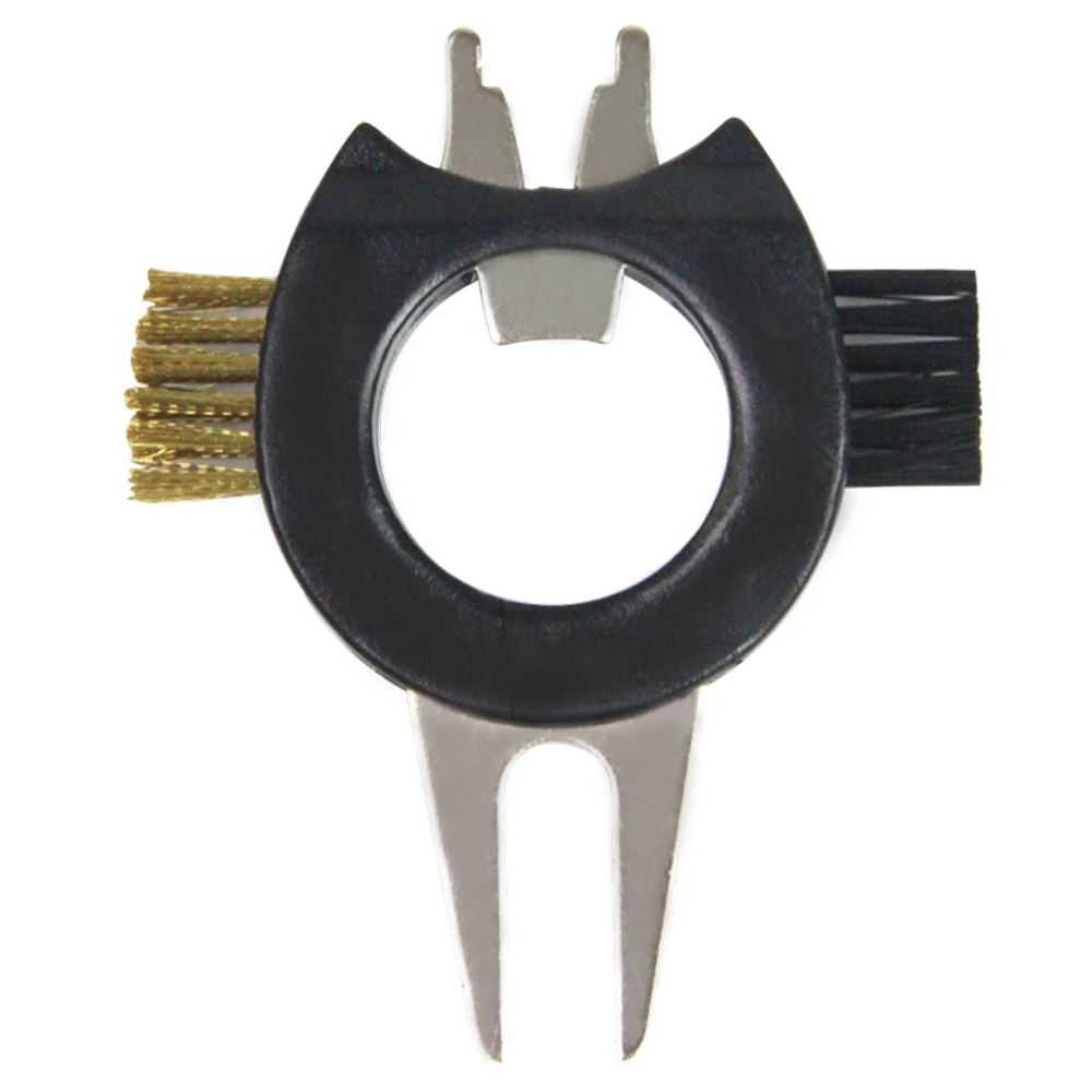 Инструмент для удаления ногтей Golf Divot ремонт с щеткой многофункциональный легкий