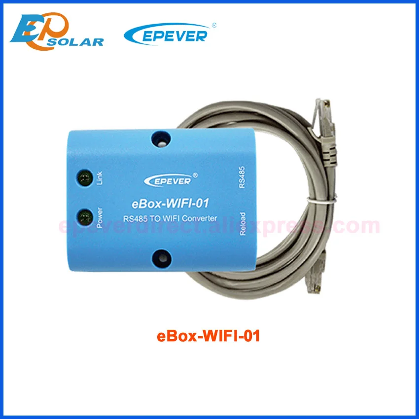 

EPEVER elog01 record solar system working data matched with solar controller connect with MT50 meter and PC USB cable eBox-WIFI