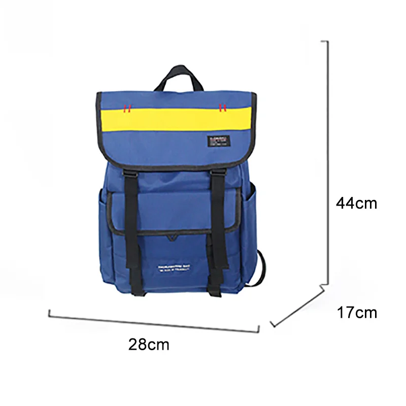 

Fashion Trend Backpack 2021 New Street Youth Reflective Belt Backpack Large Capacity Nylon Waterproof Wear-resistant Backpack