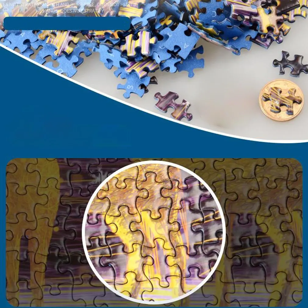 

Jigsaw Puzzles 1000Pcs Card For Adults Kids Gift Mini Puzzles Funny Beautiful Bedroom Education Puzzle Casing Of The Puzzle