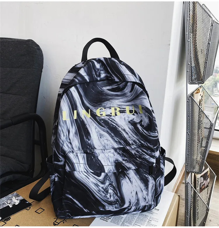 

YTX779 2021 new Male large-capacity Japanese graffiti backpack college style Korean backpack