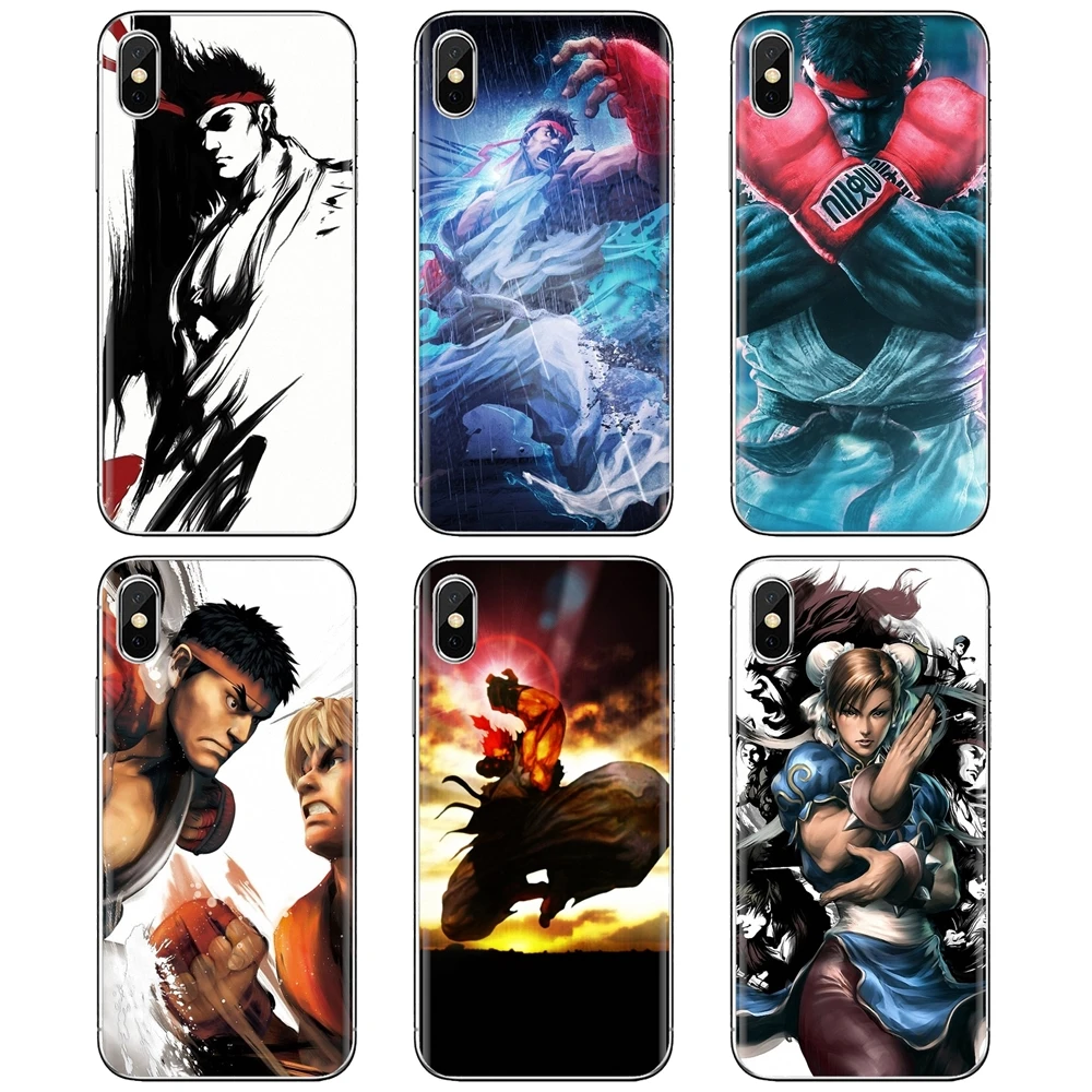 Силиконовый чехол для телефона Samsung Galaxy S7 S8 S9 S10E S20 FE Note 10 20 Edge Lite Plus Ultra Street-Fighter-C-Ryu |