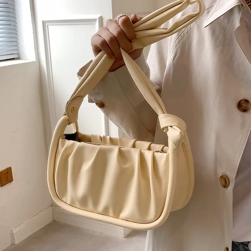 

Cute Clutch Shoulder Bags for Women Korean Trendy Crossbody Messenger Bags Ladies One-shoulder Cloud Bag 2021 Summer New Fashion