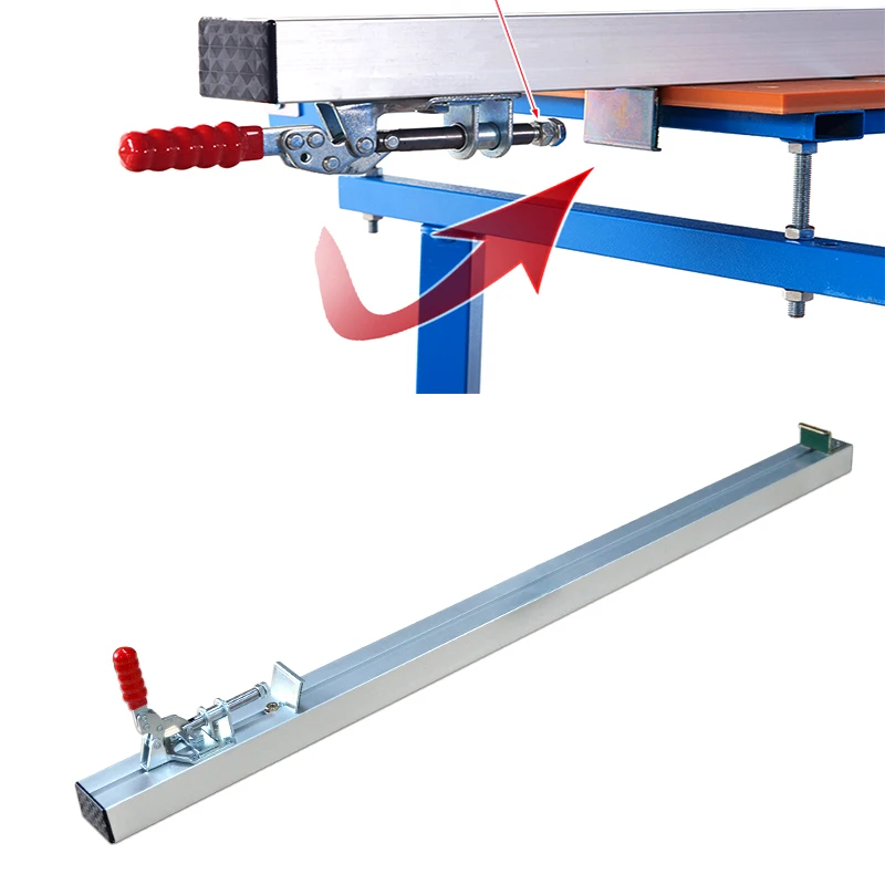 Зажим для доски из дерева для электропильной пилы с круговым лезвием для резки с направляющей линейкой, фиксирующий зажим для столярных работ.