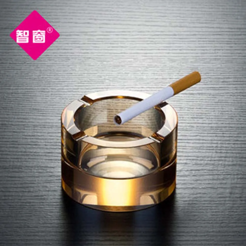 Хрустальная стеклянная пепельница для дома офиса европейский стиль украшения