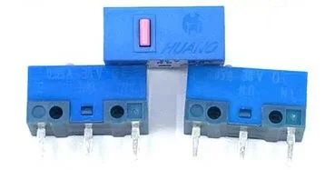 Кнопка микропереключателя 10 шт./лот HUANO Blue Shell Pink Dot mouse Life of 80 миллионов |