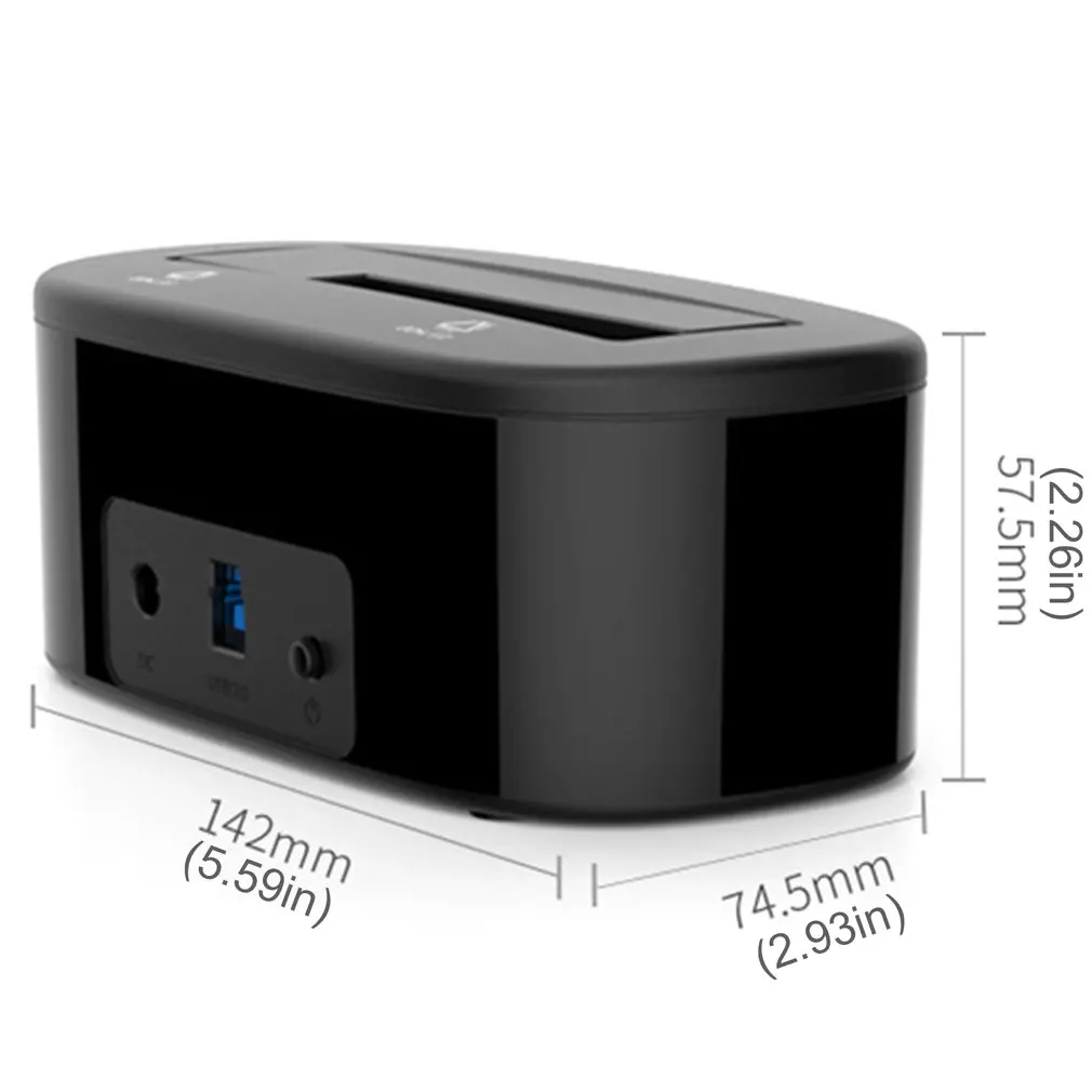 

6218US3 External Hard Drive Docking Station Vertical Heat Dissipation USB3.0 Suitable For 2.5-inch 3.5-inch HDDH And SSD