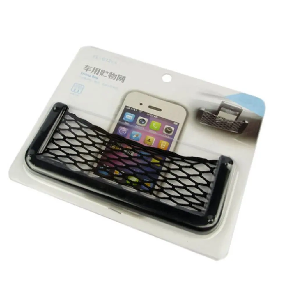 Car Ceiling Mesh Storage Bag Simple Breathable Zipper Adjustable Auto Stowing Tidying Interior Accessories | Автомобили и