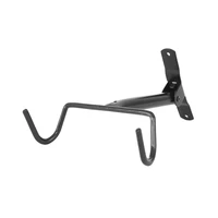 black high quality room indoor bicycle holder folding flip up rack reusable bike wall bracket exquisite bicycle supplies