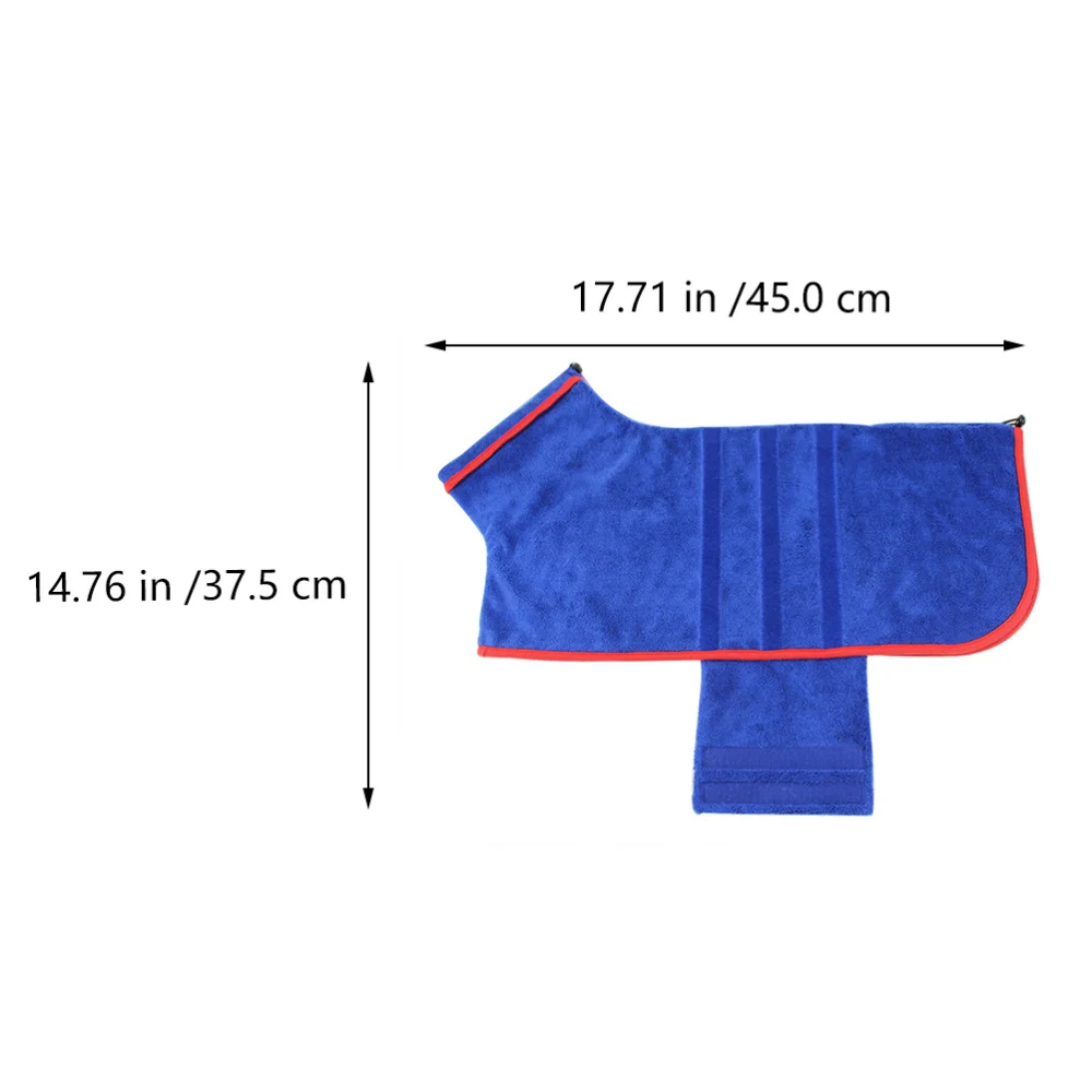1 шт. Быстросохнущий супер впитывающий банный халат для щенков и кошек собак