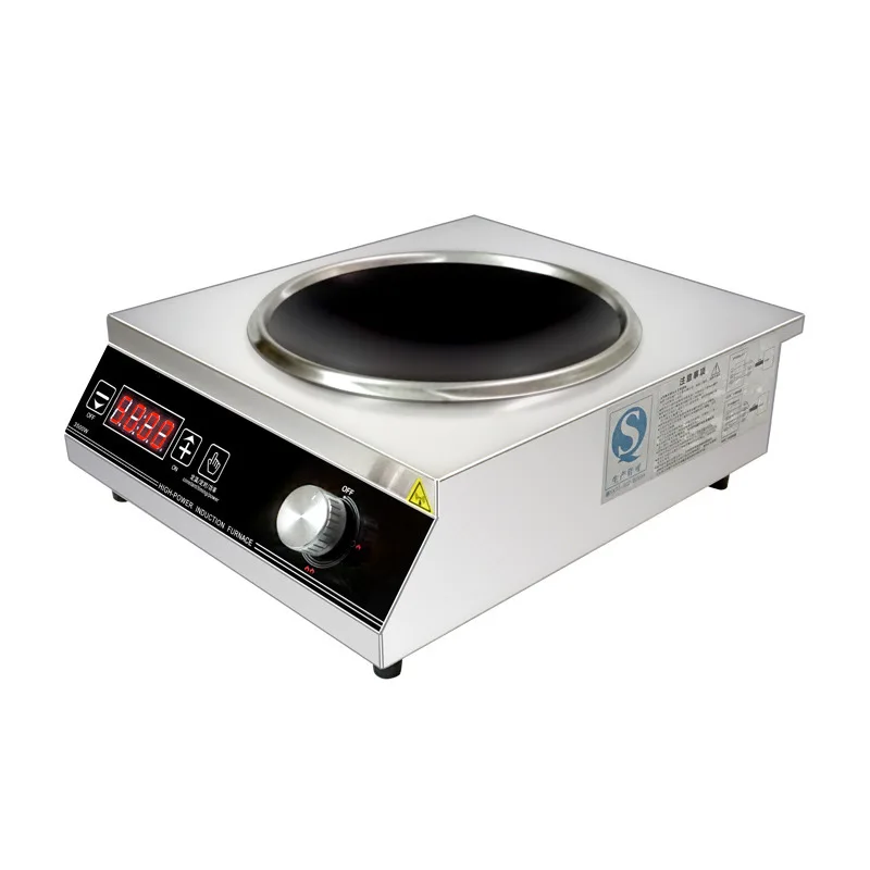 

3500W Commercial Induction Cooker Large Power Electromagnetic Stove Waterproof Electric Stainless Steel