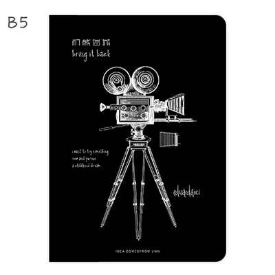 Projector B5 креативный винтажный блокнот для рукописей, дневник для записей, ежедневник, для учебы,, блокнот, подарок, школьные принадлежности, путешествия - Цвет: Projector
