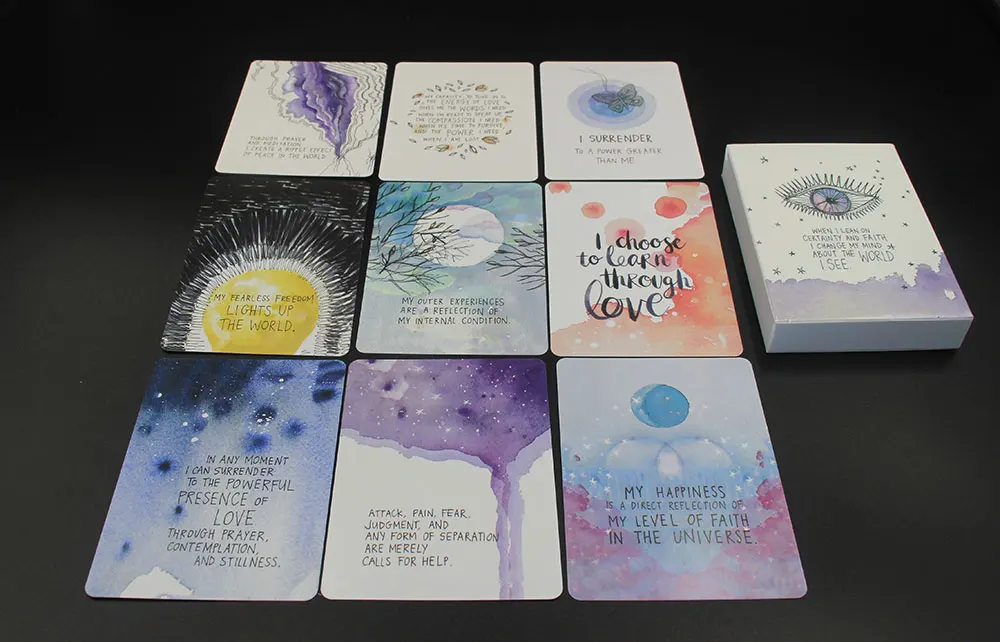 

Universe Oracle Tarot Cards Divination Deck Full English Version Board Games for Adults and Children