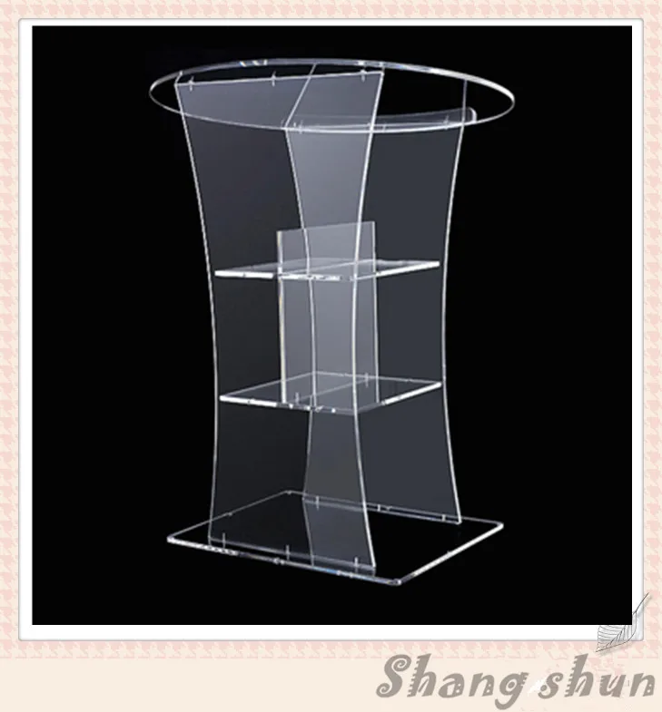 Напольный акриловый лектор прозрачный плексиглас подиум акриловая кафедра для