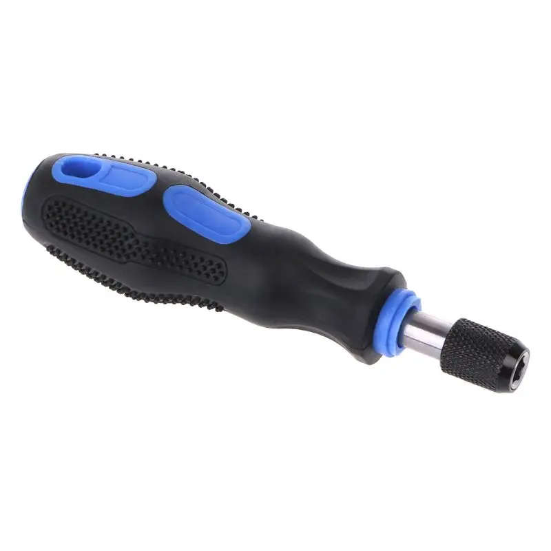 

Multi-function 1/4" 6.35mm Non-slip Dismountable Screwdriver Handle With Soft Rubber Drop Shipping