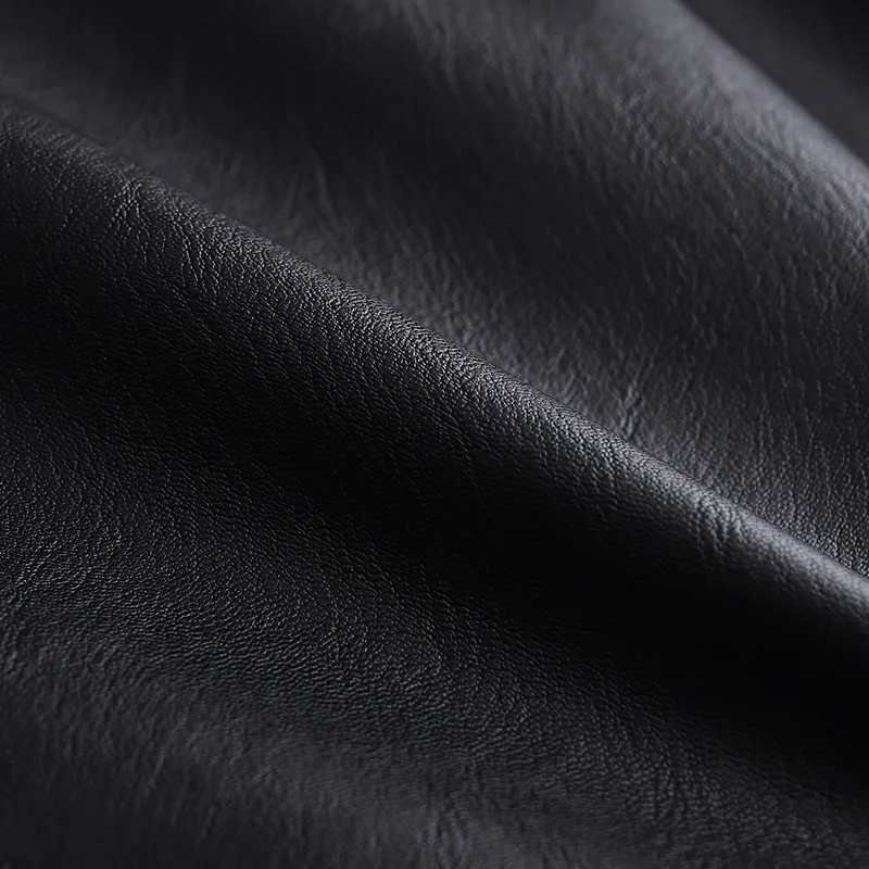 LXUNYI, M-4XL, женская кожаная юбка, черная, осенняя, размера плюс, высокая талия, ПУ, юбка, офисная, для девушек, трапециевидная, до середины икры, юбки, элегантные