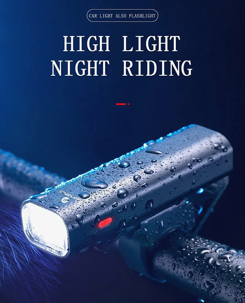 

Bike Light Rainproof USB Rechargeable LED 2000mAh 400LM MTB Front Lamp Headlight Aluminum Ultralight Flashlight Bicycle Light