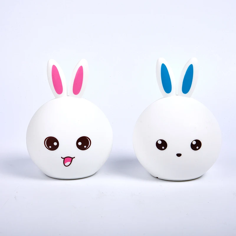 

Светодиодный ночсветильник с кроликом для детей, декоративная прикроватная лампа с мультяшным рисунком животного, USB, для детской комнаты, ...