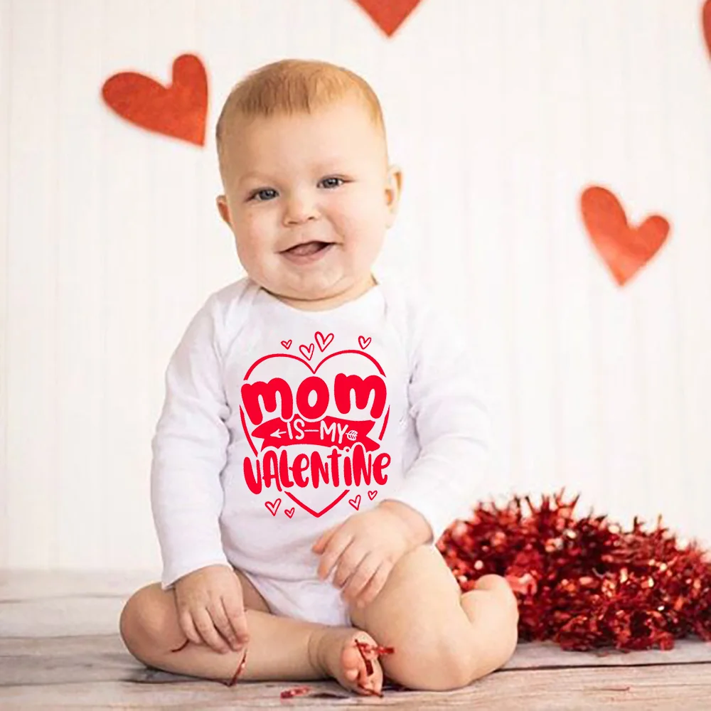 Женский комбинезон с длинным рукавом на День святого Валентина |