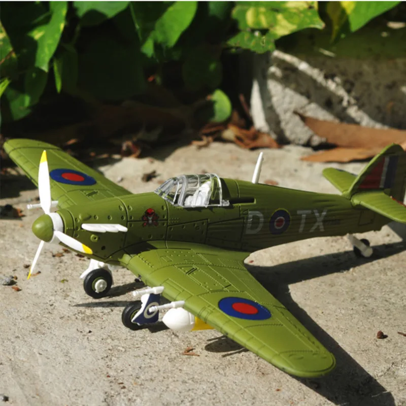 Набор игрушечных моделей 1/48 Scale для детей DIY военные самолеты Diecast War II развивающие